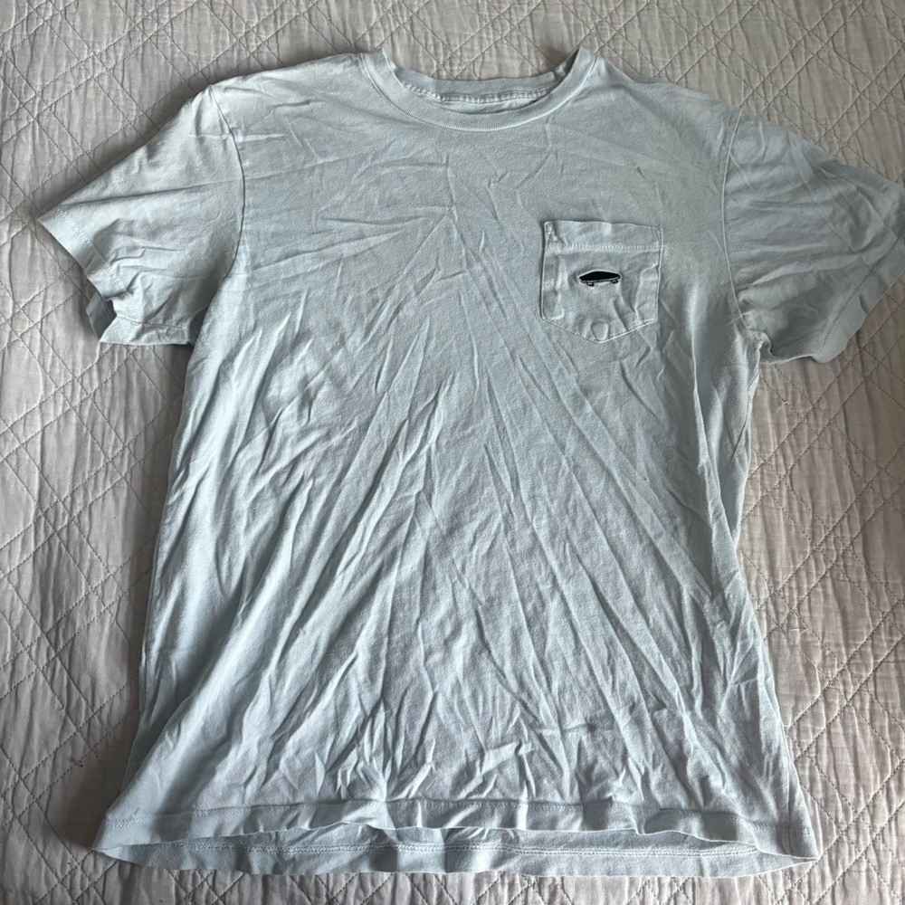 Vans Light Blue Pocket T-Shirt - Picture 1 of 5
